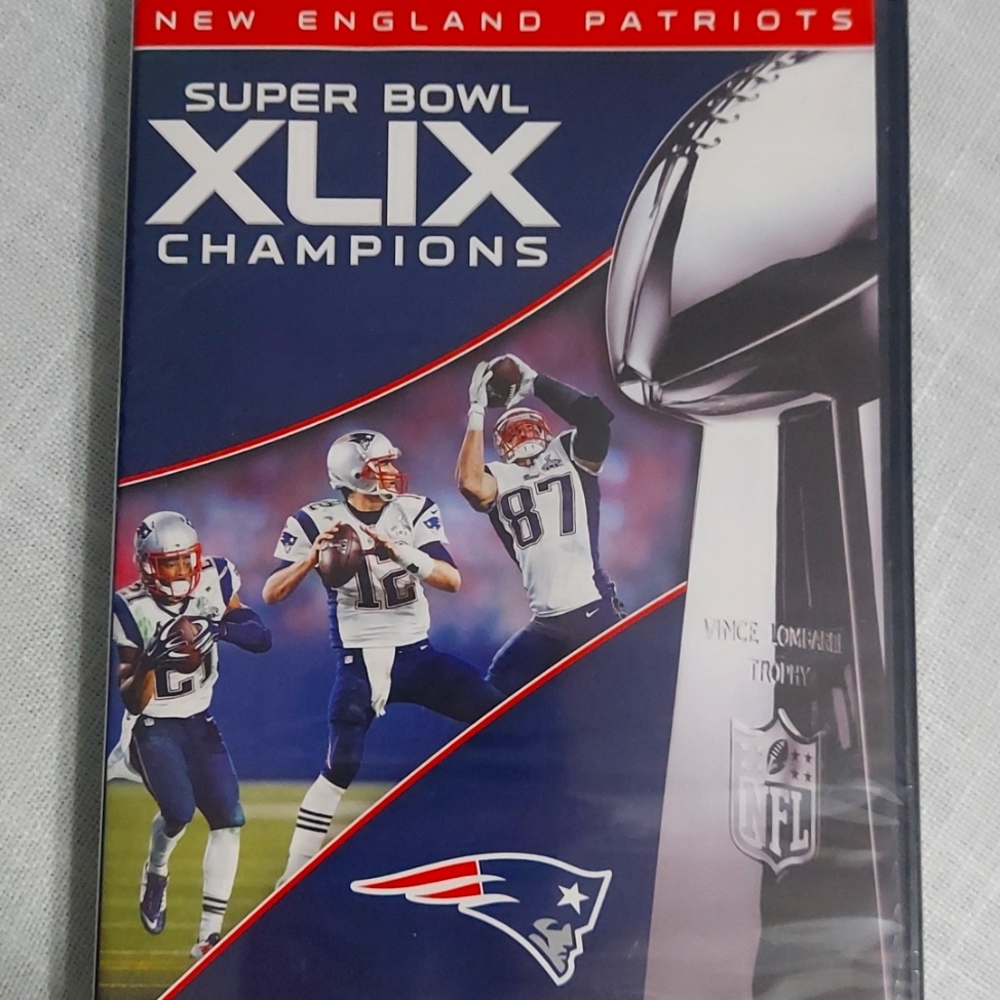 NWT Super Bowl XLIX Champions New England Patriots DVD